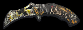 Albainox Nož Skull Karambit 18419 A