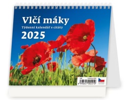 Vlčí máky 2025 - stolní kalendář