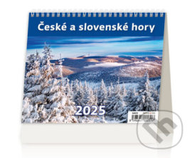 České a slovenské hory 2025 - stolní kalendář