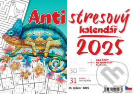 Antistresový kalendář 2025 - stolní kalendář