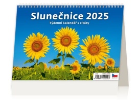 Slunečnice 2025 - stolní kalendář