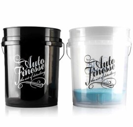 Auto Finesse Detailing Bucket Clear & Black 20L