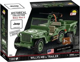 Cobi Willys MB s prívesom & M2 delo