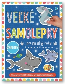 Žraloky - Veľké samolepky pre malé ruky