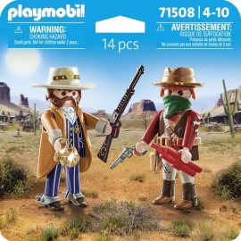 Playmobil 71508 DuoPack Bandita a šerif