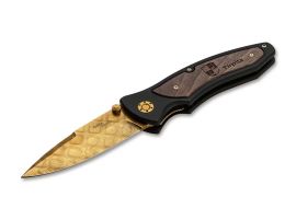 Böker Tirpitz-Damascus Gold