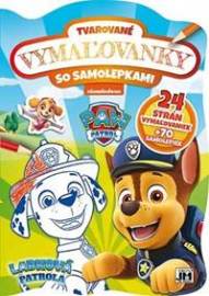 Tvarované vymaľovanky/ Labková patrola 2