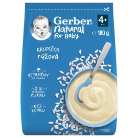 Gerber Natural rýžová krupička 180g