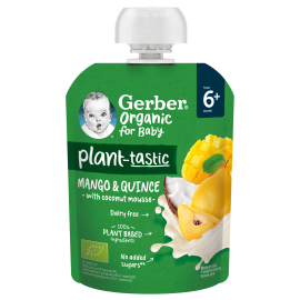 Gerber Organic kapsička mango a dule s kokosovým mliekom 80g