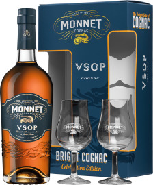 Monnet VSOP + 2 poháre 0,7l