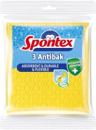 Spontex Antibak, hubová utierka, 3 ks - cena, porovnanie