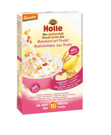 Holle Organické Junior viaczrnné müsli s ovocím 250g