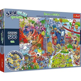 Trefl Puzzle Kolekcia Spy Guy Lost: USA 500 dielikov