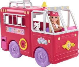 Mattel Barbie Chelsea hasičské auto