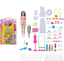 Mattel Barbie Color reveal neonová batika darčekový set