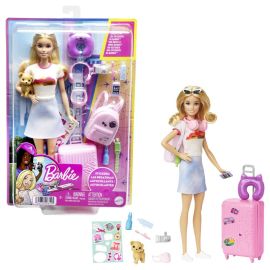 Mattel Barbie Bábika malibu na cestách