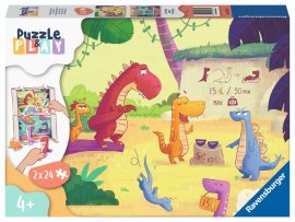 Ravensburger Puzzle & Play Dinosaurus 2x24 dielikov