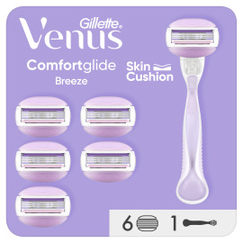 Gillette Venus ComfortGlide Breeze + 6 ks hlavic