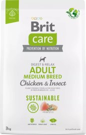 Brit Care Dog Sustainable Adult Medium Breed 3kg