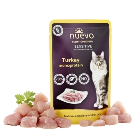 Nuevo Cat Kapsička Sensitive monoprotein Turkey 85g