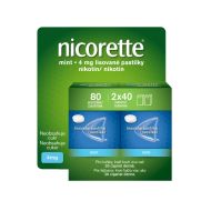 Mcneil Manufacturing Nicorette Mint 4 mg 2x40ks - cena, porovnanie