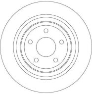 TRW Brzdový kotúč DF6872 2 ks - cena, porovnanie