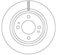 TRW Brzdový kotúč DF6908 2 ks - cena, porovnanie