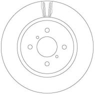 TRW Brzdový kotúč DF6912 2 ks - cena, porovnanie