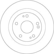 TRW Brzdový kotúč DF6705 2 ks - cena, porovnanie