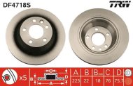 TRW Brzdový kotúč DF4718S 2 ks - cena, porovnanie