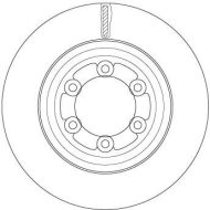 TRW Brzdový kotúč DF6736S 2 ks - cena, porovnanie