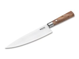 Böker Damascus Olive Chef's Knife Large