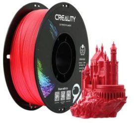 Creality 1,75 mm PLA black neutral tray 1kg Fluorescenčná červená