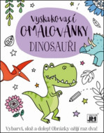 Dinosauři - Vyskakovací omalovánky - cena, porovnanie