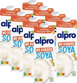 Alpro Sójový nápoj nesladený 8x1l