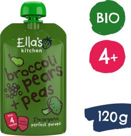 Ellas Kitchen BIO Hruška, hrášok a brokolica 120g