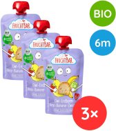 Fruchtbar BIO ovocné vrecko s jahodami, banánom, hruškou, kivi a suchárom 3x100g - cena, porovnanie