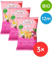 Fruchtbar BIO chrumky jednorožec kukurica, banán, malina a repa 3x30g - cena, porovnanie