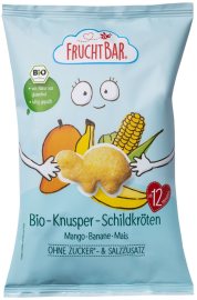 Fruchtbar BIO chrumky korytnačky kukurica, mango a banán 30g