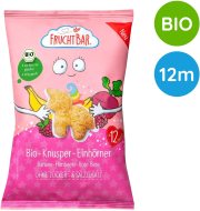 Fruchtbar BIO chrumky jednorožec kukurica, banán, malina a repa 30g - cena, porovnanie