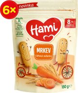 Nutricia Hami detské sušienky mrkva 6x150g - cena, porovnanie