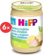 Hipp Zemiaky s králičím mäsom a feniklom 6x190g - cena, porovnanie