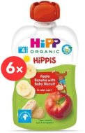 Hipp BIO Hippies, kapsička jablko-banán-baby sušienky 6x100g - cena, porovnanie