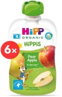 Hipp BIO Hippies kapsička Hruška-Jablko 6x100g - cena, porovnanie