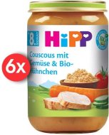 Hipp BIO Kuskus so zeleninou a kuracím mäsom 6x220g - cena, porovnanie