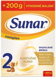 Hero Sunar Complex 2 pokračovacie dojčenské mlieko 800g