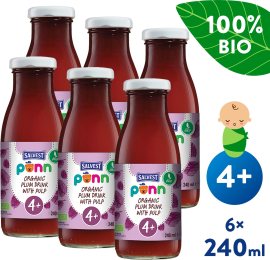 Salvest Põnn BIO Slivková šťava s dužinou 6x240ml