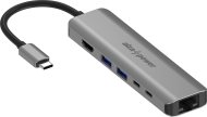 Alza AlzaPower Metal USB-C Dock Station 6v1 with 8K - cena, porovnanie