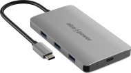 Alza AlzaPower Metal USB-C Dock Station 8 v 1 Dual Screen C8 - cena, porovnanie