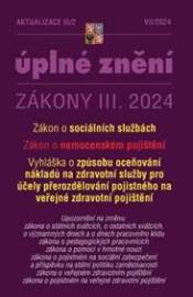 Aktualizace 2024 III/2 O sociálních službách, o nemocenském pojištění